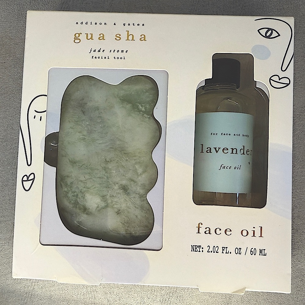 Jade Gua Sha Tool + Lavender Oil Set — Addison & Gates - Picture 10 of 10